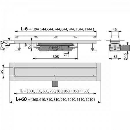 Alcaplast  APZ115-1050