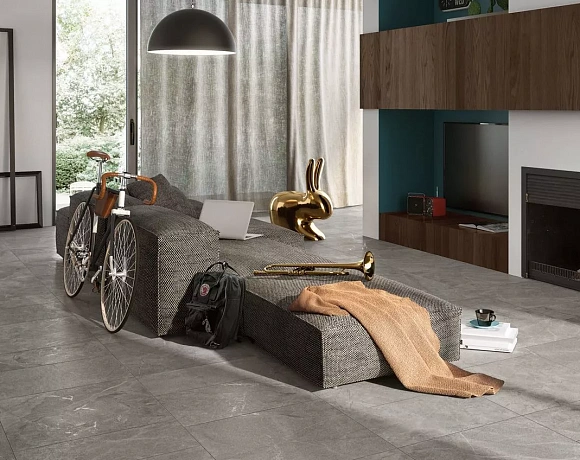 Керамогранит Imola Ceramica Blue Savoy. Фото в интерьере