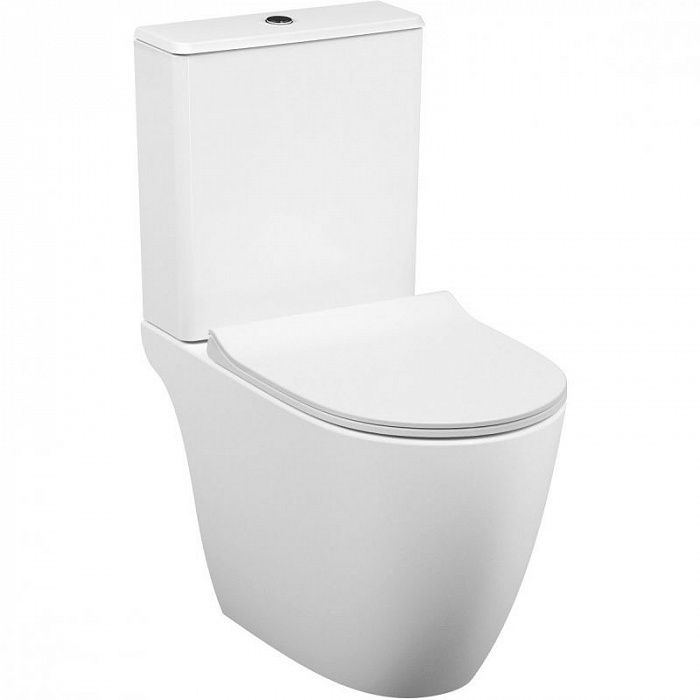 Унитаз-компакт Vitra Sento 9830B003-7204 безободковый, с микролифтом