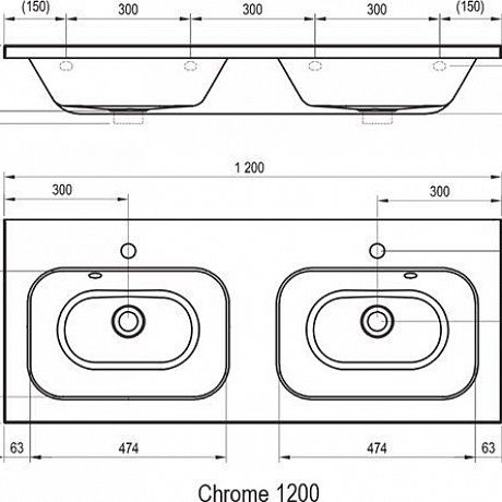 Ravak Chrome XJG01112000